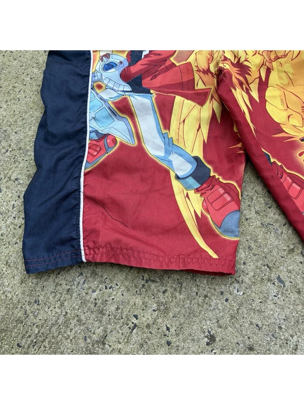 Shonen Jump's YU-GI-OH! GX Size 12/14 Swim Trunks Vtg 1996 Surf Skate Anime